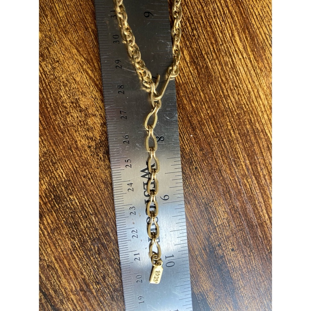RELISTED Vintage 1928 Charm Necklace Goldtone - Picture 9 of 9